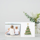 FOTO HOLIDAY KAART | kerstpapier (Staand voorkant)
