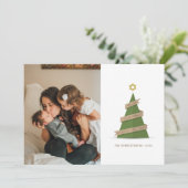 FOTO HOLIDAY KAART | kerstpapier (Staand voorkant)