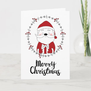 FOTO HOLIDAY-KAART Vroegere kerstdoodle Feestdagen Kaart