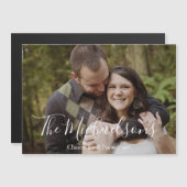 Foto Holiday Magnet-Kaart van een nieuw jaar (Voorkant / Achterkant)