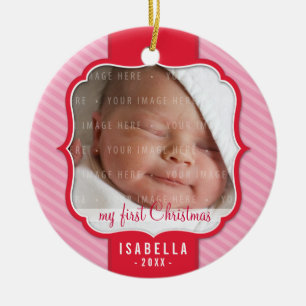 FOTO HOLIDAY ORNAMENT schattig, lichtroze, licht r