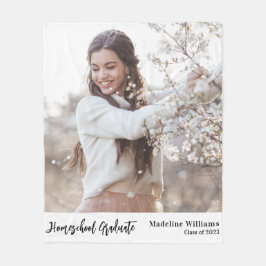 Foto Homeschool Afstuderen Fleece Deken