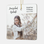 Foto Homeschool Afstuderen Keramisch Ornament (Links)