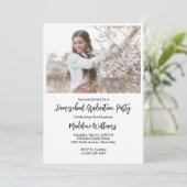 Foto Homeschool Graduation Party Invitation Kaart (Staand voorkant)