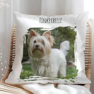 Foto Hond Huisdier met naam Kussen