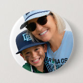 Foto honkbal oma ronde button 7,6 cm (Voorkant)