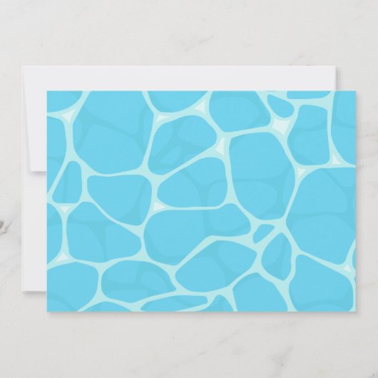 Foto Honkbal Pool Party Kaart (Achterkant)