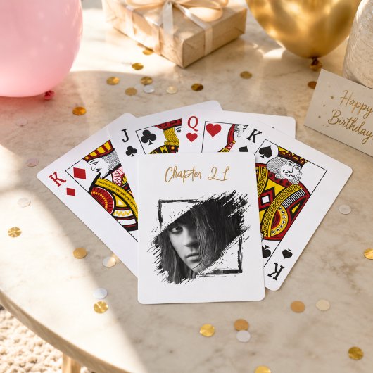 Foto Hoofdstuk 21 verjaardag Pokerkaarten