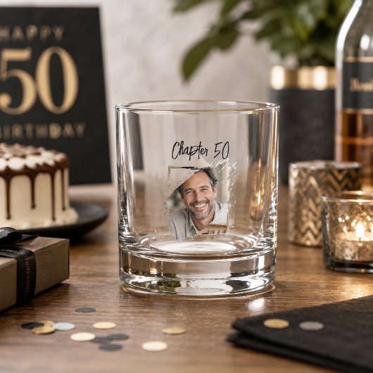 Foto Hoofdstuk 50 verjaardag Whisky Glas
