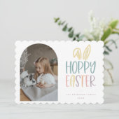 Foto Hoppy Easter Feestdagenkaart (Staand voorkant)