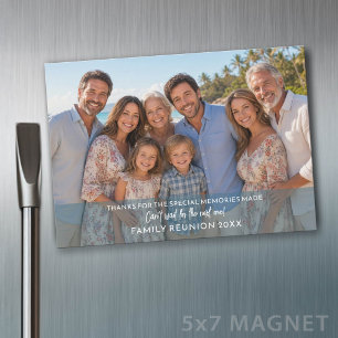 Foto horizontaal - familiebijeenkomst magneet