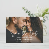 Foto - Horizontaal sparen de Datum Kaart (Staand voorkant)