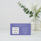 Foto: horizontale dubbelzijdige Logo Visitekaartje (Staand voorkant)