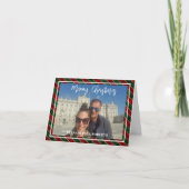 Foto Horizontale Kerstflat Feestdagen Kaart (Voorkant)