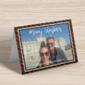 Foto Horizontale Kerstflat Feestdagen Kaart