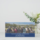 Foto Horizontale of Panoramische Familie Reünie Feestdagenkaart (Staand voorkant)