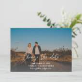 Foto - Horizontale wijziging van de datum Kaart (Staand voorkant)