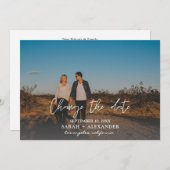 Foto - Horizontale wijziging van de datum Kaart (Voorkant / Achterkant)