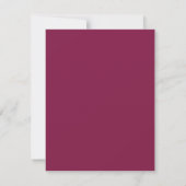 Foto: Housewarming Invitation - Maroon Kaart (Achterkant)