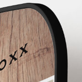 Foto Hout Thema Vaderdag Verjaardag van papa Pickleball Paddle (Links Detail)