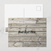 Foto Houten Planken Deck Briefkaarten (Voorkant / Achterkant)
