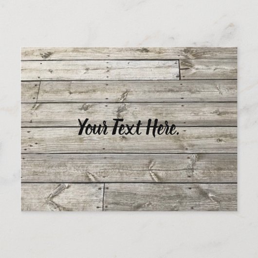 Foto Houten Planken Deck Briefkaarten (Voorkant)