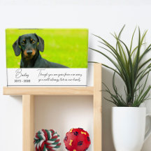 Foto huisdier-herdenkingsplaquette Hond Verlies Aa