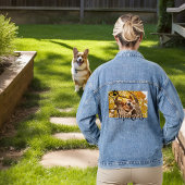 Foto Huisdier Hond Kat Denim Jacket