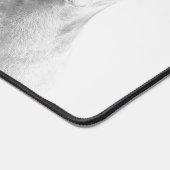 Foto Huisdieren Hond Zwart & Wit Creëer Uw Eigen Bureaumat (Hoek)