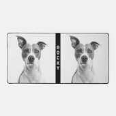 Foto Huisdieren Hond Zwart & Wit Creëer Uw Eigen Bureaumat (Voorkant)