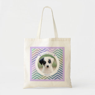 foto huisdierliefhebbers moderne strepen houden va tote bag