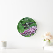 Foto Hummingbird Flowers Ronde Klok (Huis)