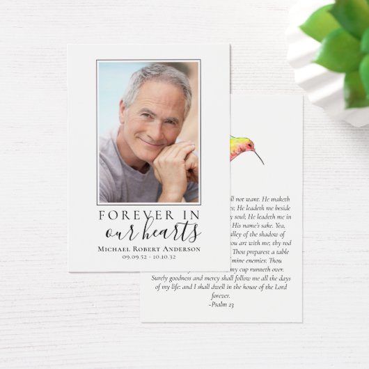 Foto Hummingbird Prayer Kaart (Bureau)