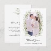 Foto Huwelijk Dankkaart Bedankkaart (Voorkant / Achterkant)