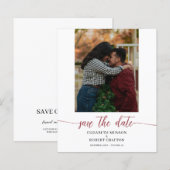 Foto Huwelijk Save The Date (Voorkant / Achterkant)