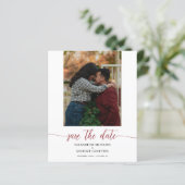 Foto Huwelijk Save The Date (Staand voorkant)