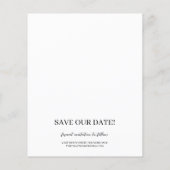 Foto Huwelijk Save The Date (Achterkant)