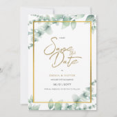 FOTO Huwelijk Save the Date Landelijk Botanisch Gr Kaart (Voorkant)