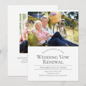 Foto Huwelijksbelofte Vernieuwing Kaart (Voorkant / Achterkant)