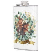 FOTO Huwelijkscadeau Passen getrouwd Jubileum Kopp Heupfles (Links)