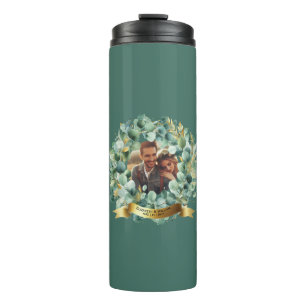 FOTO Huwelijkscadeau Passen getrouwd Jubileum Kopp Thermosbeker