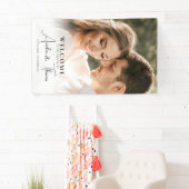 Foto Huwelijksceremonie Welkom Spandoek (Insitu)