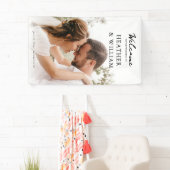 Foto Huwelijksceremonie Welkom Spandoek (Insitu)