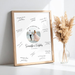 Foto Huwelijksgastenboek Handtekening Poster