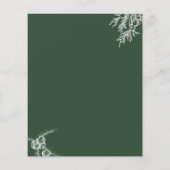 Foto Huwelijksuitnodiging JUNIPER GREEN Modern (Achterkant)