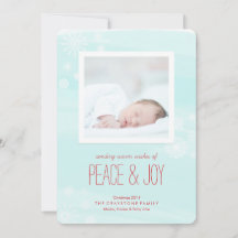 Foto Ice Blue Peace & Joy