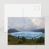 Foto Icy Glacier South America Patagonia Briefkaart (Voorkant / Achterkant)
