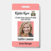 Foto-ID Badge (Voorzijde)