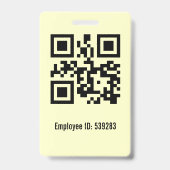 Foto-ID Badge (Achterkant)