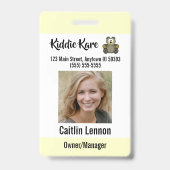 Foto-ID Badge (Voorzijde)